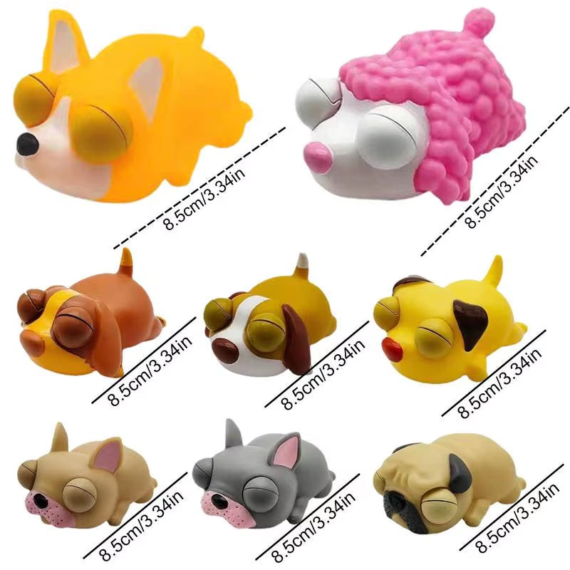 Cartoon Dog Squeeze Toy Antistress Toy Boom Out Eyes Doll Stress Relief Panda the Toy Figure Gift Tricky Toy Reduce Pressure