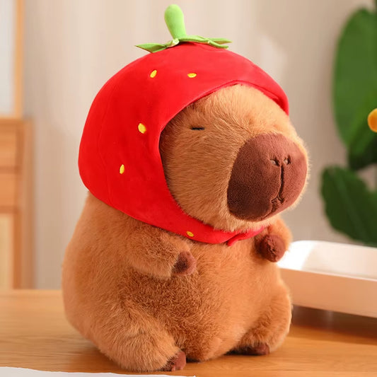 Simulation Fries Capybara Plush Toy Cloth Doll Cute Doll Capibara Anime Fluffty Toy Soft Capybara Plush Doll