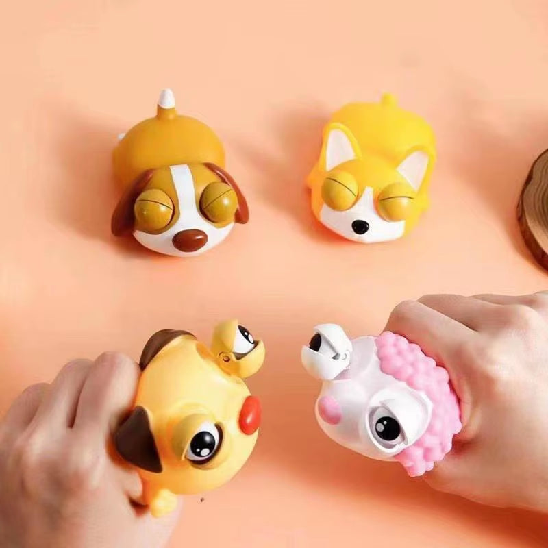 Cartoon Dog Squeeze Toy Antistress Toy Boom Out Eyes Doll Stress Relief Panda the Toy Figure Gift Tricky Toy Reduce Pressure